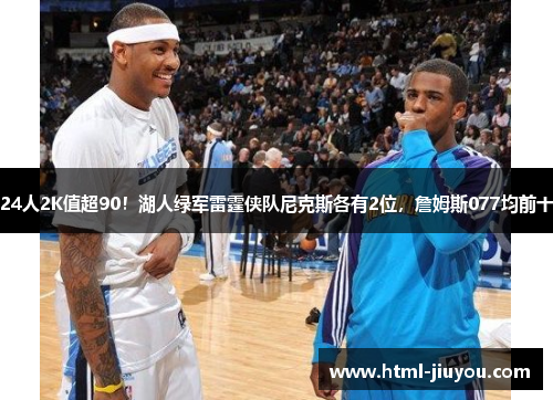 24人2K值超90！湖人绿军雷霆侠队尼克斯各有2位，詹姆斯077均前十